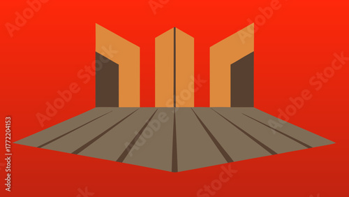 3d weathered pine floor natural aged wood texture background