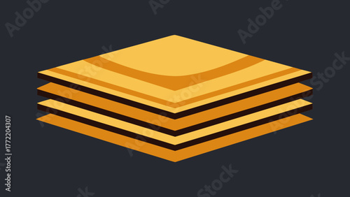 Futuristic Layered Plywood Texture Background