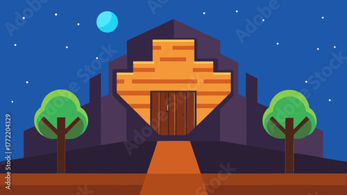 Futuristic Oak Timber Surface Background Design