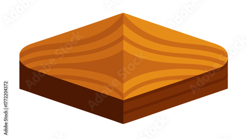 Glossy Maple Veneer 3D Panel Design Background