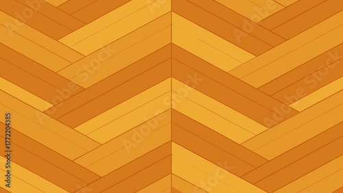 Glossy Oak Parquet Repeating Tiles 3D Background
