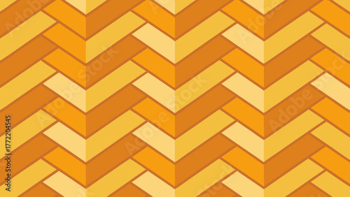 Modern geometric parquet seamless pattern wood floor