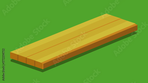 Realistic Bamboo Plank 3D Render Texture