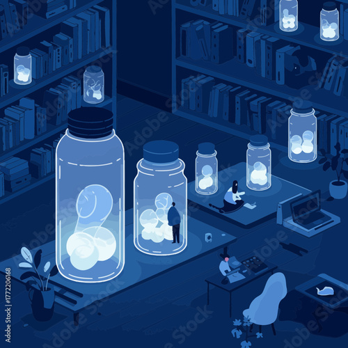 Preserving human consciousness and isolated thoughts