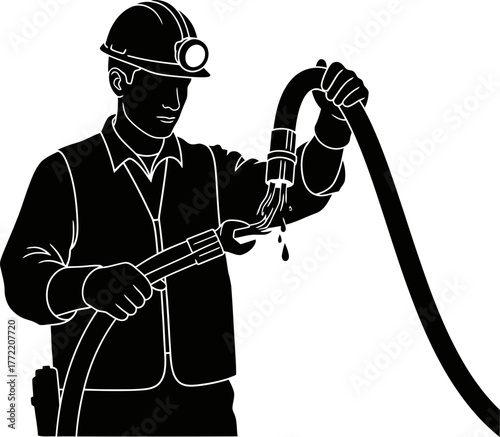 ensuring seamless flow industrious individual connects vital infrastructure, preventing disruptions promptly