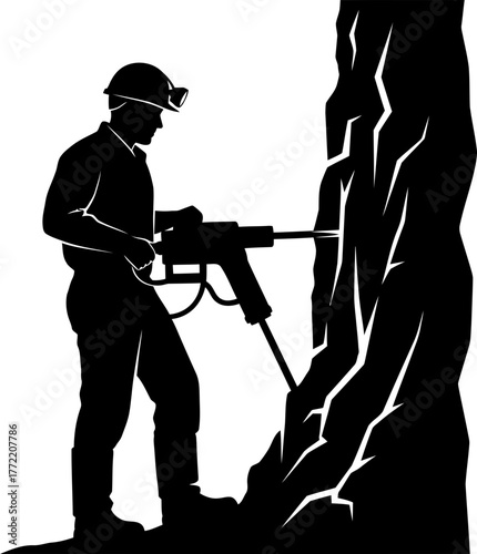 powerful tool shapes raw earth, forging pathways for human advancement