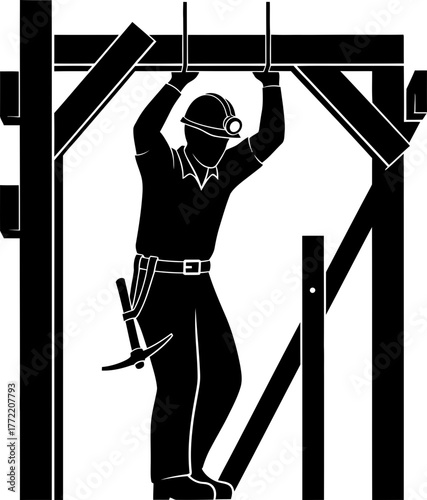 silent architect of the subterranean world, securing vital access points