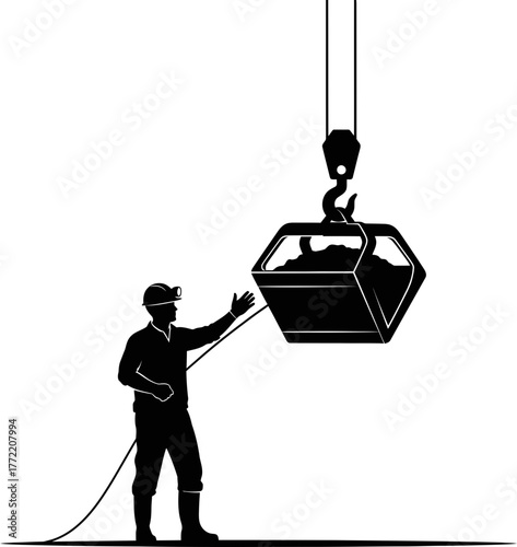 harnessing earths riches human guidance lifts vital industrial loads