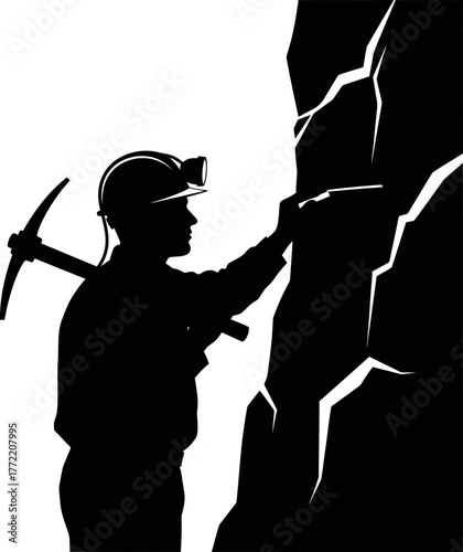 the silent seeker tirelessly carves civilizations future from solid rock