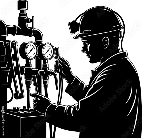 precision control the skilled operator masterfully manages vital industrial systems