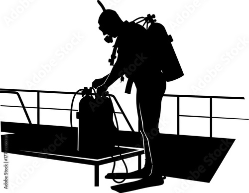 oceans call awaits as diver finalizes vital submersible preparations