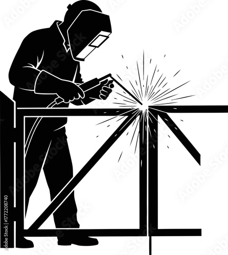 skilled hands forge metal, crafting strength and lasting connections