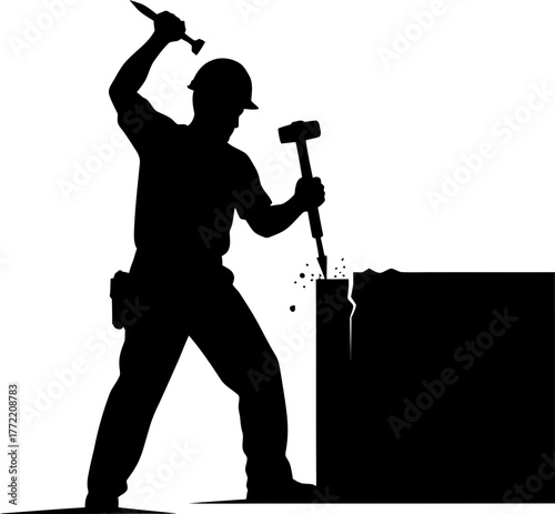 unveiling form from substance through focused labor and enduring spirit