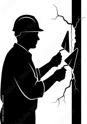 builders resolve transforming damage into strength, securing essential structures