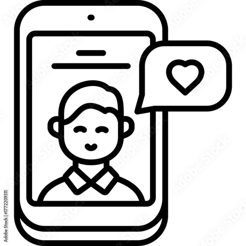 boyfriend call line icon