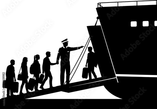 gateway to discovery attentive crew welcomes guests to grand maritime experience