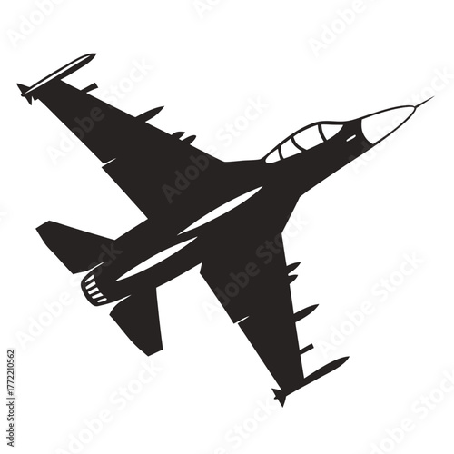 silhouette of a plane