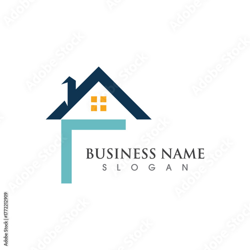 Home logo and symbol vector icon