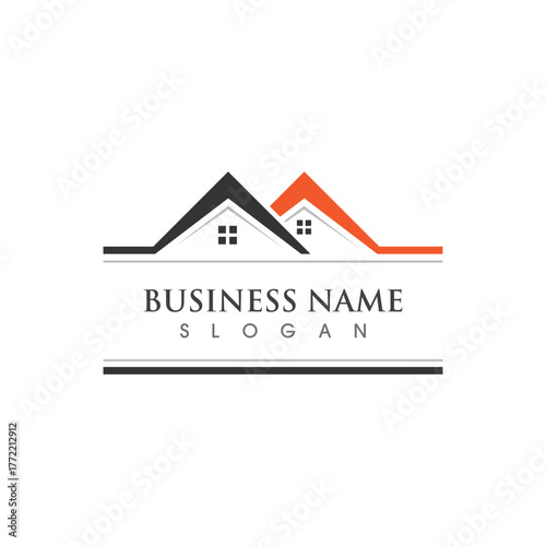 Home logo and symbol vector icon
