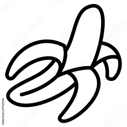 Banana Icon Element For Design