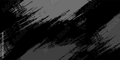 vPaint stains black blotch background. Grunge Design Element. Brush Strokes. Frame for text. Vector illustration