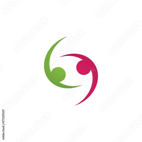 Family care and Community, network social logo