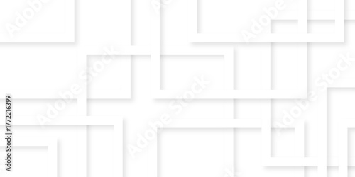 white overlap technology tech grid triangle business digital curve poster and banner web creative origami square rectangle template background.	