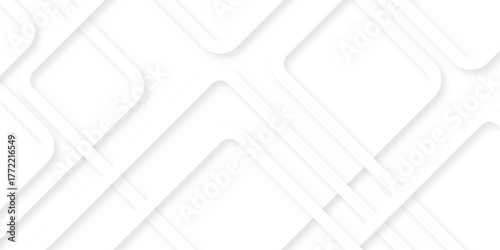 white overlap technology tech grid triangle business digital curve poster and banner web creative origami square rectangle template background.	