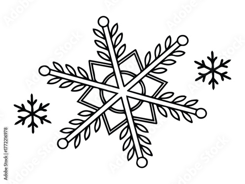 Minimalist Winter Outline Collection