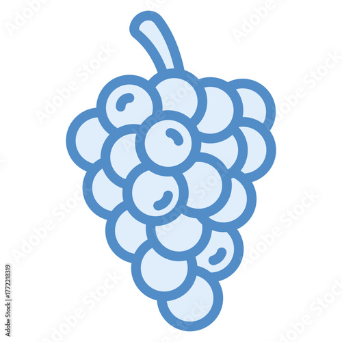 Grapes Icon Element For Design