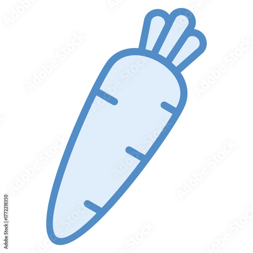 Carrot Icon Element For Design