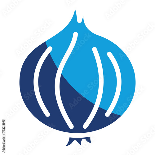 Onion Icon Element For Design