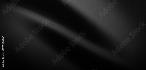 Tableau sur toile elegant black abstract background with very subtle dark gray gradient
