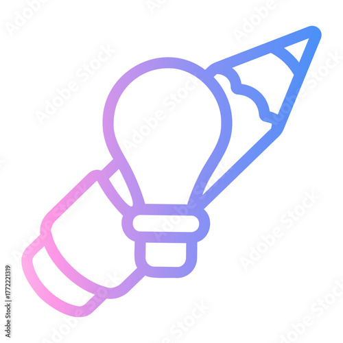 idea Line Gradient Icon