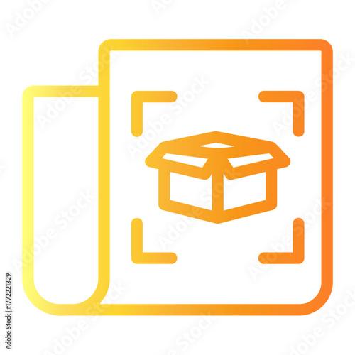 product design Line Gradient Icon