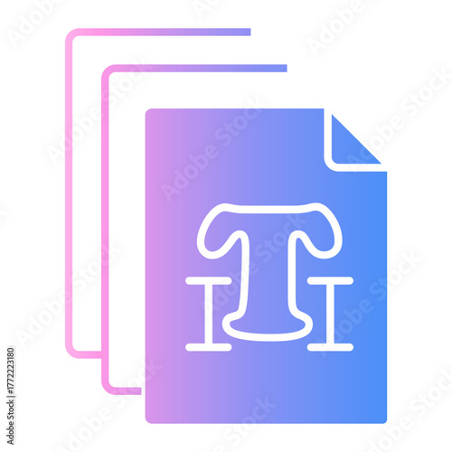 symbol Gradient icon