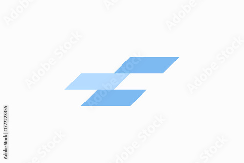 Free Download letter C digital technology blue logo - GFXLoad
