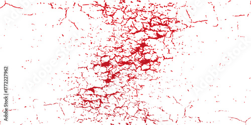 Diverse Blood Splatter Patterns Set for Crime and Horror Design Elements. Dirty collection of paint splatter imitating blood, cut marks, splashes, drops, blots, spray. Isolated on a white backgroud.