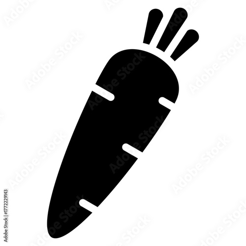 Carrot Icon Element For Design