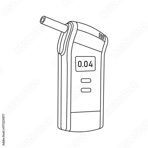 alcohol test kit icon