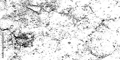 Damage distress wall concrete aged chalk ink rust crack urban dirty grunge splatter background.	