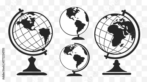 Globes vector