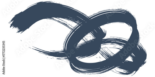 borromean knot brush illustration