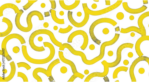 yellow abstract stroke pattern