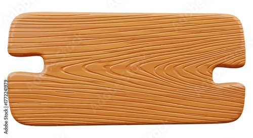 Curved Wooden Cutting Board