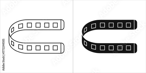 Smart led strip icon for home decoration