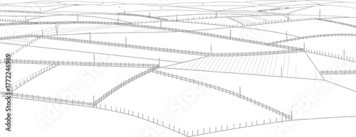 Agriculture fields farm land rural landscape farming countryside pattern crop