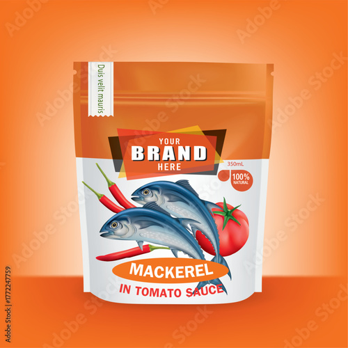 Sachet Mackerel in Tomato Sauce Good Taste Seafood Fish Low Prices with Fast Delievery.