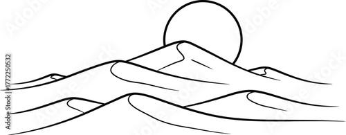 Desert landscape dunes sun sunrise sunset nature travel adventure sandscape