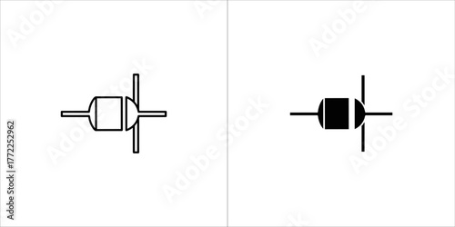 Satellite, space technology and communication icon